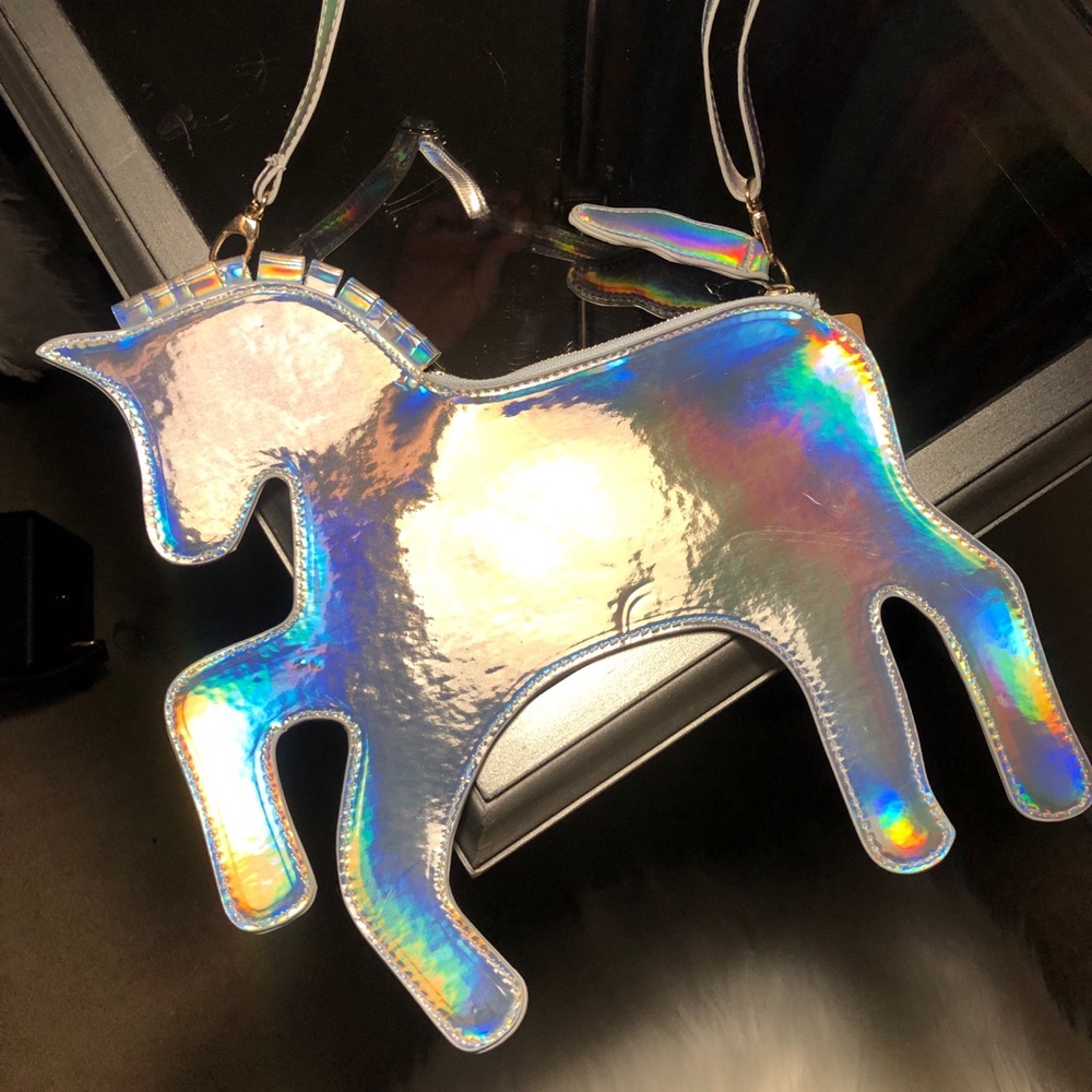 Unicorn shoulder bag or clutch